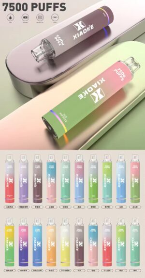 【XIAOKE梟客 抛棄式7500口 】✨滿7隻送一隻✨可充電🔋 限時活動
